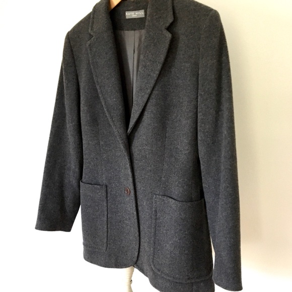 Cashmere wool blend blazer - Picture 16 of 16